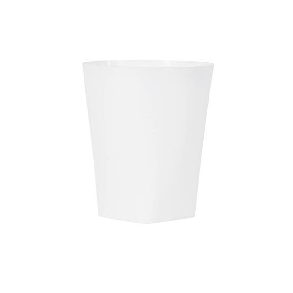 Hapco Certified Green Eco Contour 14q Wastebasket White Package Of 12