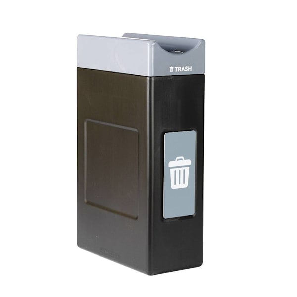 Commercial Zone Avante™ Trash Container, 30-Gallon Narrow Unit Open Top, Liner Included