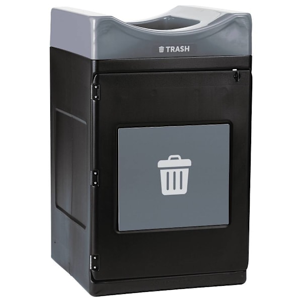 Commercial Zone Avante™ Trash Container, 55-Gallon Open Top Unit, Liner Included