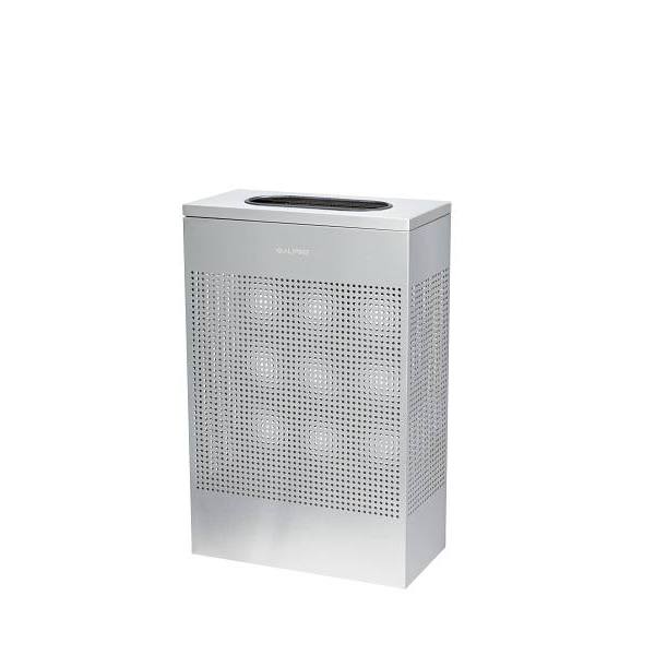 Alpine Industries 13 Gallon Ss Perforated Rectangular Decorative Trash Can