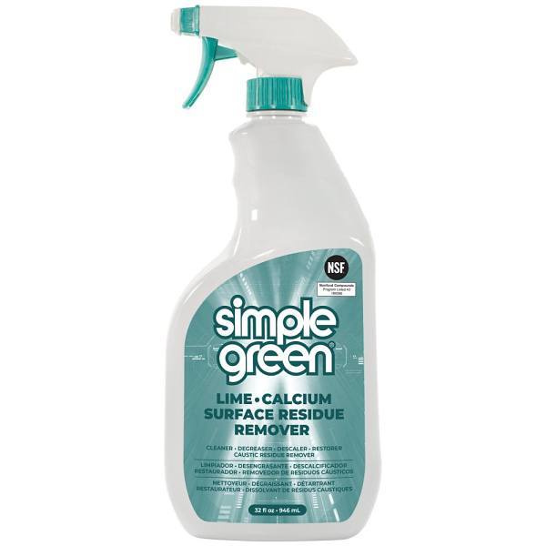 Simple Green Lime Calcium Surface Residue Remover, 32 Oz, Case Of 12