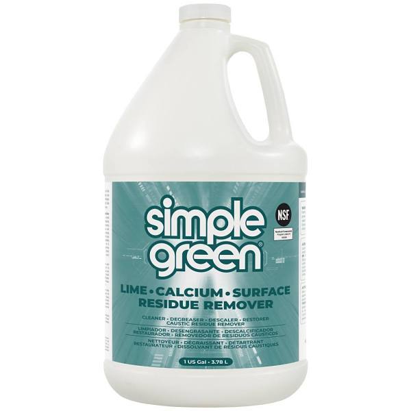 Simple Green Lime Calcium Surface Residue Remover, 1 Gallon, Case Of 6
