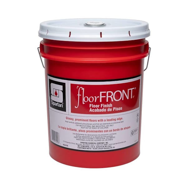 Spartan FloorFront Floor Finish, Unscented, 5 Gal