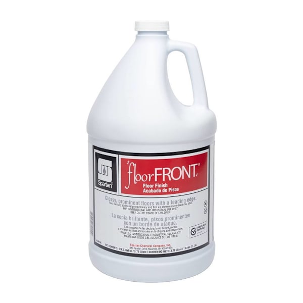 Spartan FloorFront Floor Finish, Unscented, 1 Gal, Case Of 4
