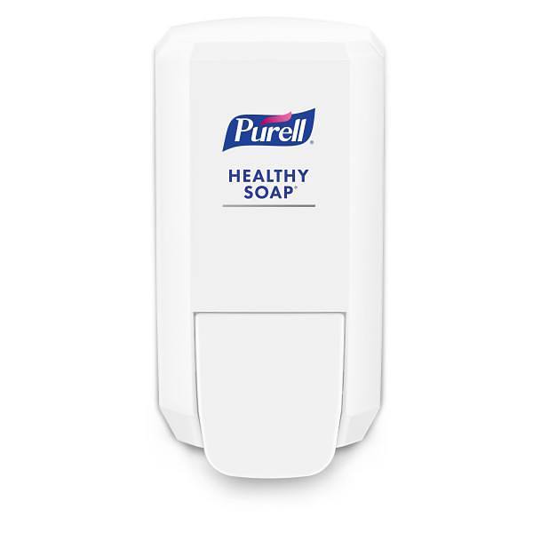 PURELL Cs2 Push-Style Hand Soap Dispenser, White, Case Of 6