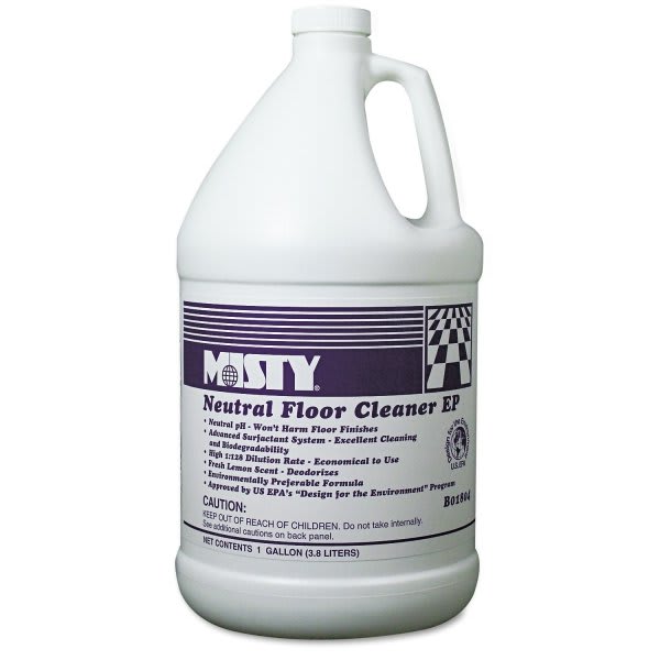 Misty Neutral Floor Cleaner Concentrate, 1 Gal, Case Of 4