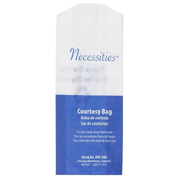 Hospeco 3 X 2 X 8 In. Napkin Disposal Bag (500-Carton) (White)