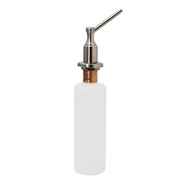 Westbrass Kitchen Sink Mount Liquid Soap/Hand Sanitizer Refill Bottle Nickel