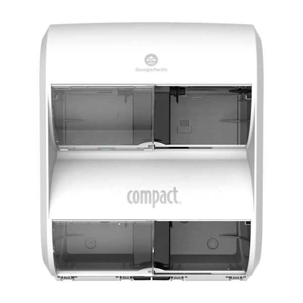 COMPACT Quad 4-Roll Coreless High-Capacity Toilet Paper Dispenser