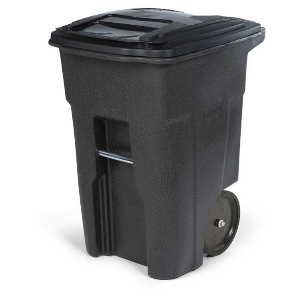 Toter 48 Gallon Heavy-Duty 2-Wheel Trash Can (Brownstone)