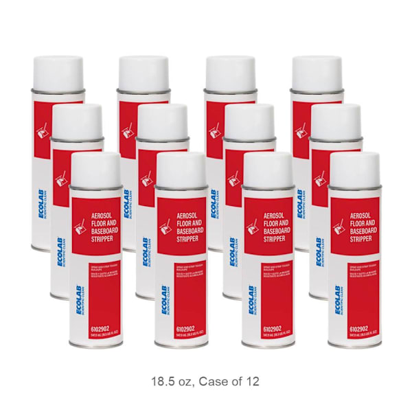 Ecolab Scientific Clean Aerosol Floor and Baseboard Stripper - RTU 18.5oz, Case Of 12