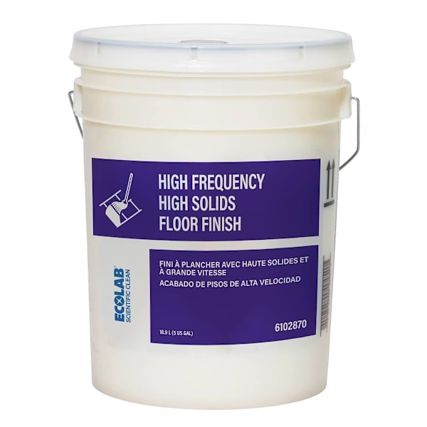 Ecolab Scientific Clean High Frequency High Solids Floor Finish - 5 Gal