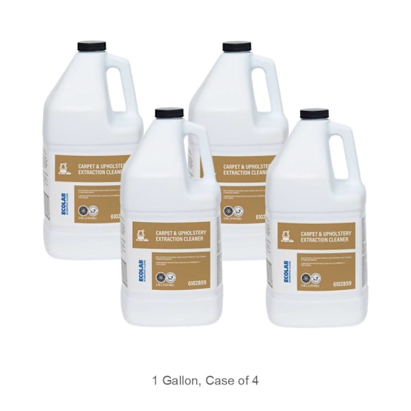 Ecolab Scientific Clean Carpet and Upholstery Extraction Cleaner - 1 Gal, Case Of 4