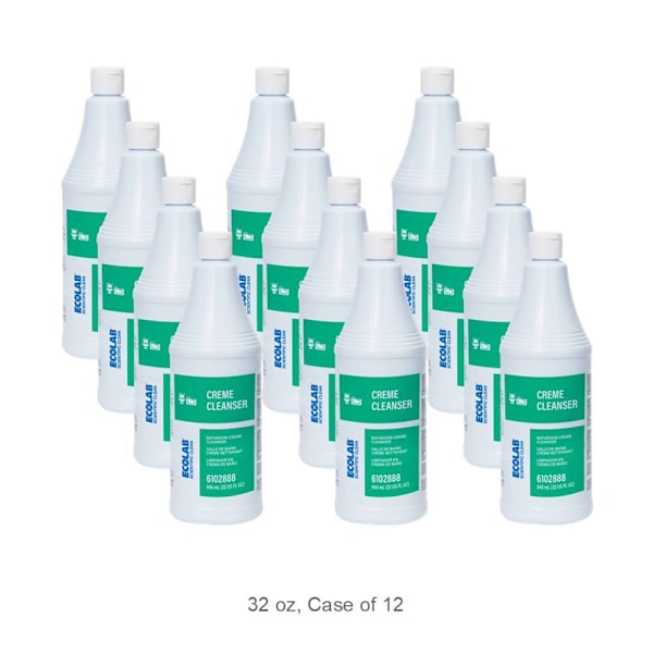 Ecolab Scientific Clean Crème Cleanser - RTU 32 Oz, Case Of 12