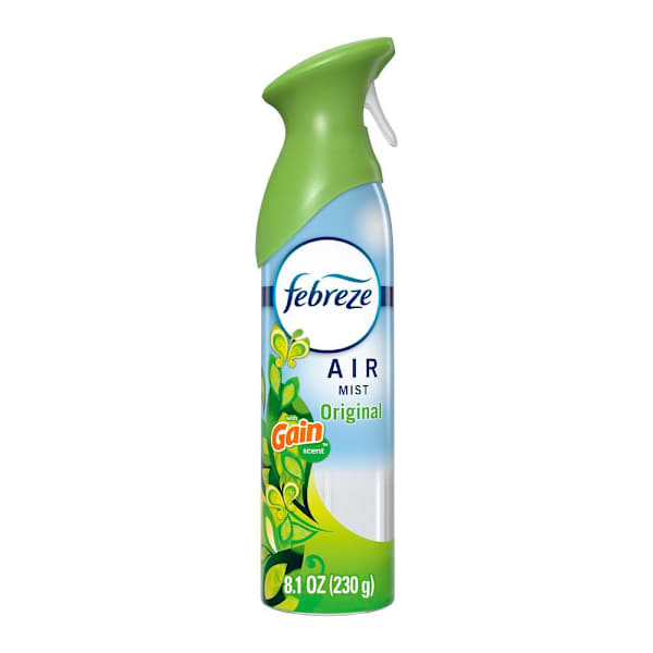 Febreze Air Mist Air Freshener Spray, Gain Original Scent, 8.1oz, Case of 6