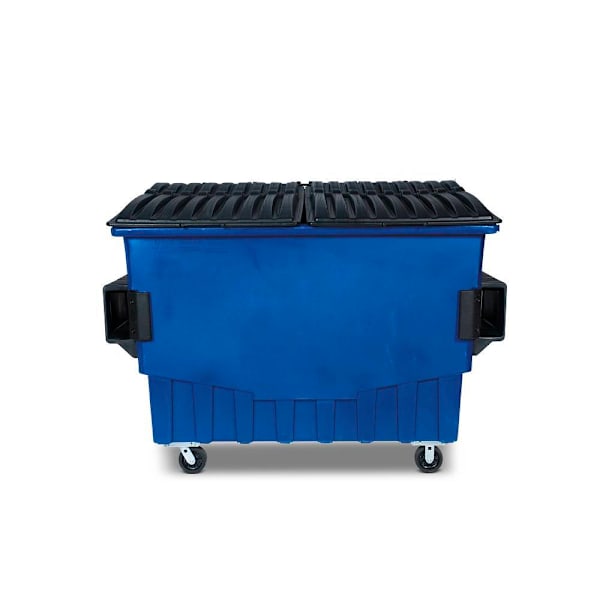 Toter Dumpster 1500 lbs. Capacity Front Load 3 Cubic Yards Blue