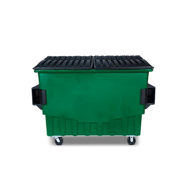 Toter 3 Cubic Yard 1500 Lbs. Capacity Front Load Container Waste Green