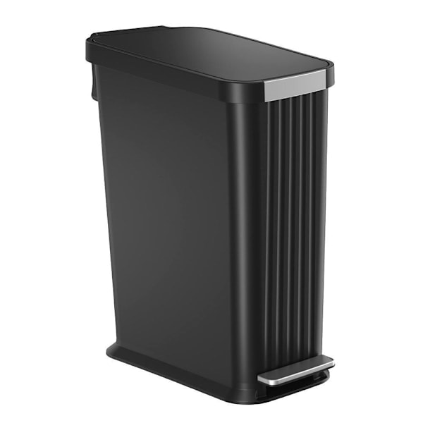 HLS Commercial 13.2-Gal / 50 Liter Softstep Adult Diaper Receptacle Matte Black