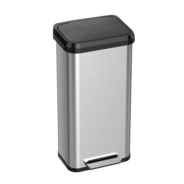 HLS Commercial 20-Gal/75 Liter Softstep Stainless Steel Step Pedal Trash Can