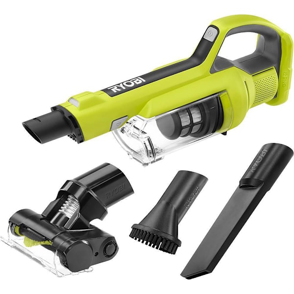 Ryobi One+ 18V Cordless Handheld Hand Vacuum With Powered Brush Tool Only