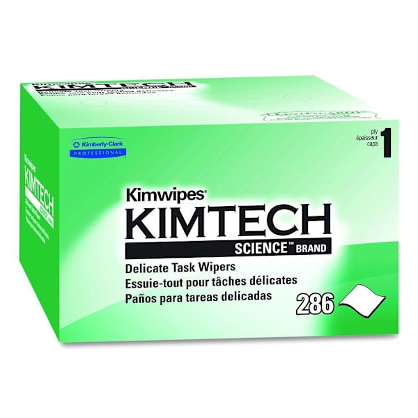 Kimtech Kimwipes Delicate Task Wipers 1-Ply 4.4 X 8.4 Unscented White
