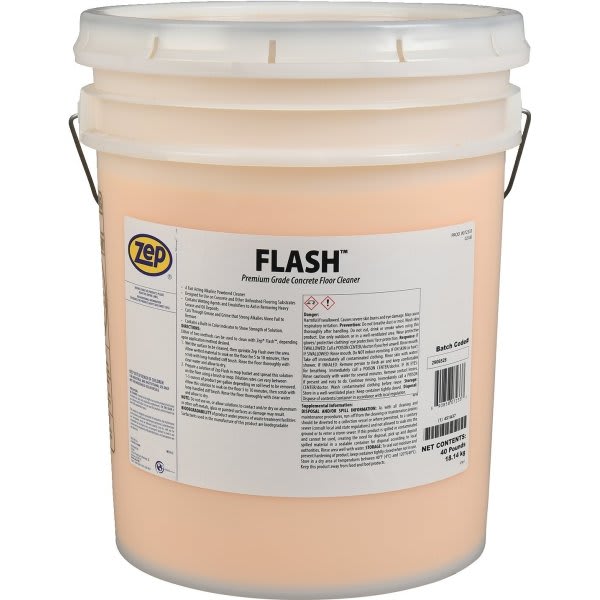 Zep 40 Lb Flash Heavy-Duty Concrete Cleaner