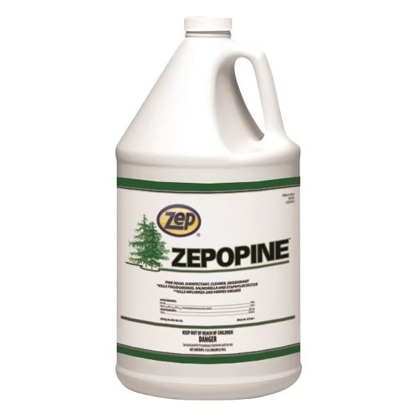 Zep 128 Oz Zepopine Fortified Disinfectant Cleaner (Pine) (4-Case)