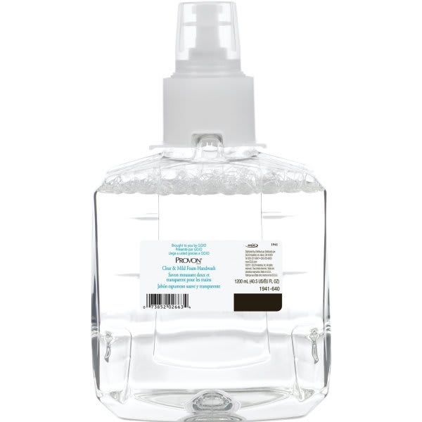 Provon 1200 Ml Clear & Mild Foam Handwash Foam Hand Soap Refill (2-Case)