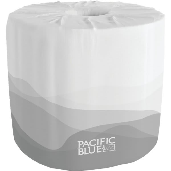 Pacific Blue Basic™ 2-Ply Embossed Toilet Paper (80 Rolls-Case)