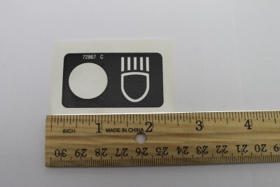Genie Part # 72867GT – Decal, Label, Lights