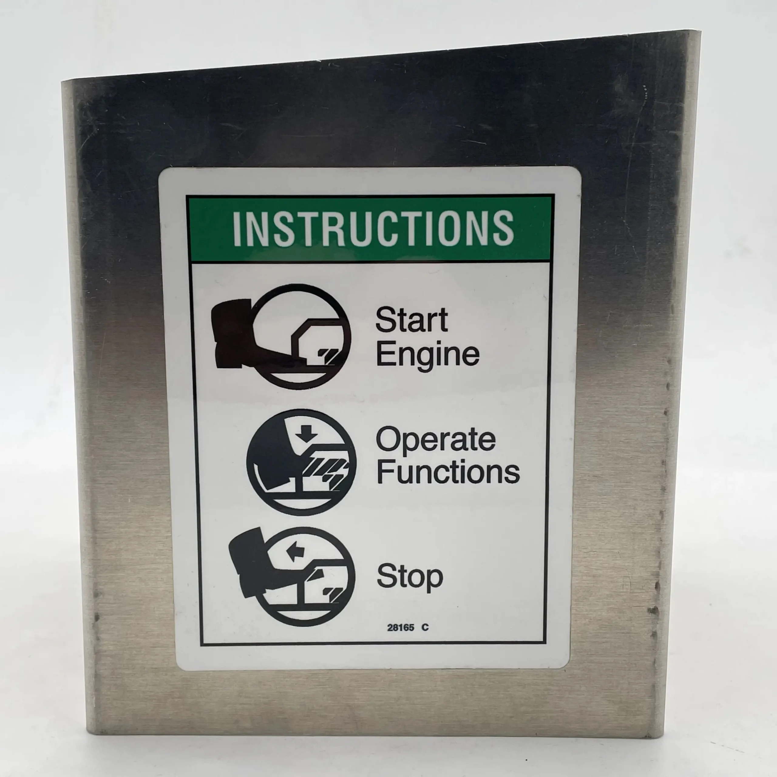 Genie Part # 73931GT – Guard, Footswitch, W/Decal Alum