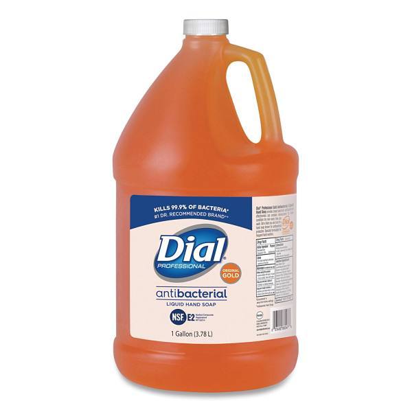 Gold Antibacterial Liquid Hand Soap, 1 Gal, 4/Carton