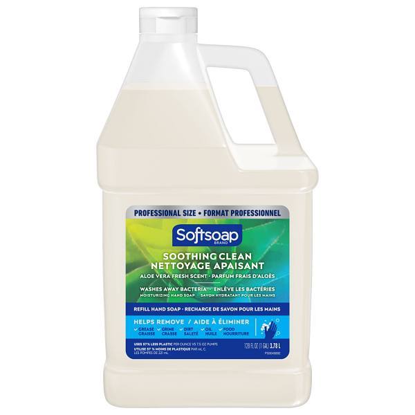 Liquid Hand Soap Refill With Aloe, Aloe Vera Fresh Scent, 1 Gal, 4/Carton