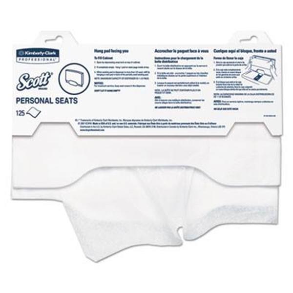Scott Personal Seats Toilet Seat Covers, 24 Packs Carton Of 24