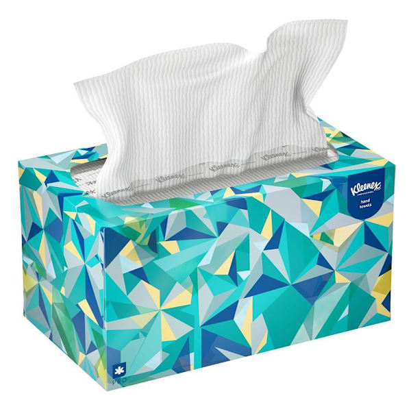 Kleenex Hand Towels Pop-Up Box 9x10.5 Carton Of 18
