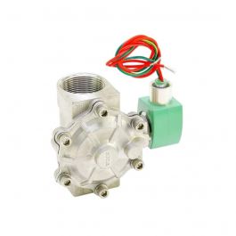 Asco 8210G127 1-1/2" N/C Solenoid Valve SS 5-150 PSI Air/Water 120V