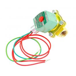ASCO 8210G2 1/2" 2-Way N/C Brass Solenoid Valve 5-200 PSI Air 150 PSI Water 120V