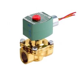 ASCO 8210G2E 1/2" N/C Solenoid Valve 5-200 PSI Air/5-150 PSI Water 120V