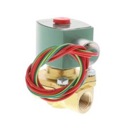 ASCO 8210G7 1/2" N/C Solenoid Valve Brass 5-300 PSI Air/Water 120V