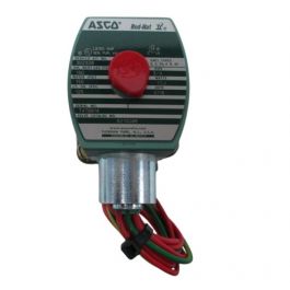 Asco 8210G88 3/4" NC Solenoid Valve Air/Water/Oil Compatible 120VAC Stainless Steel