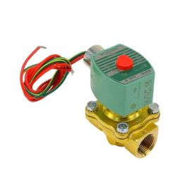 Asco 8210G95LF 3/4" Solenoid Valve N/C Brass 0-150 PSI Water 120V