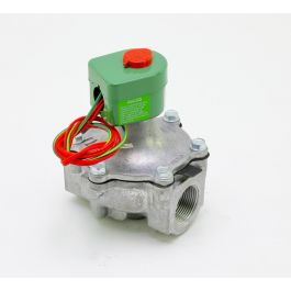 ASCO 8215B60 1.25" NC Shut-Off Valve 0/25 PSI 120V
