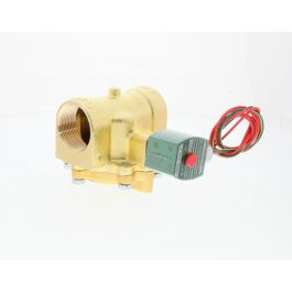Asco 8221G11 1-1/2" Normally Closed Slow-Close Solenoid Valve 5–150 PSI 120V AC