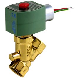 Asco 8222G47 1/2" N/C Brass Solenoid Valve 2-125 PSI Steam 120V