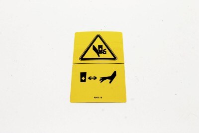 Genie Part # 82472GT – Decal, Warning, Crushing Hazard
