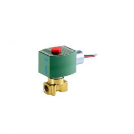 ASCO 8262H21 1/4" N/C Solenoid Valve 0-500 PSI Air 350 PSI Water 270 PSI Oil