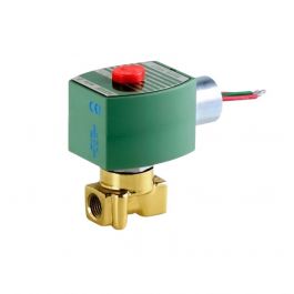 ASCO 8262H212 1/4" 2-Way N/C Solenoid Valve 0-25 PSI Air 0-20 PSI Water 0-22 PSI Oil