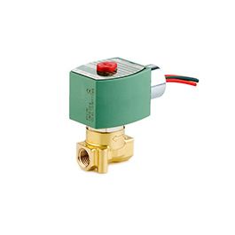 Asco 8263H232LT 3/8" N/C Low Temperature Solenoid Valve 0-310 PSI Air/Water 260 PSI Operating
