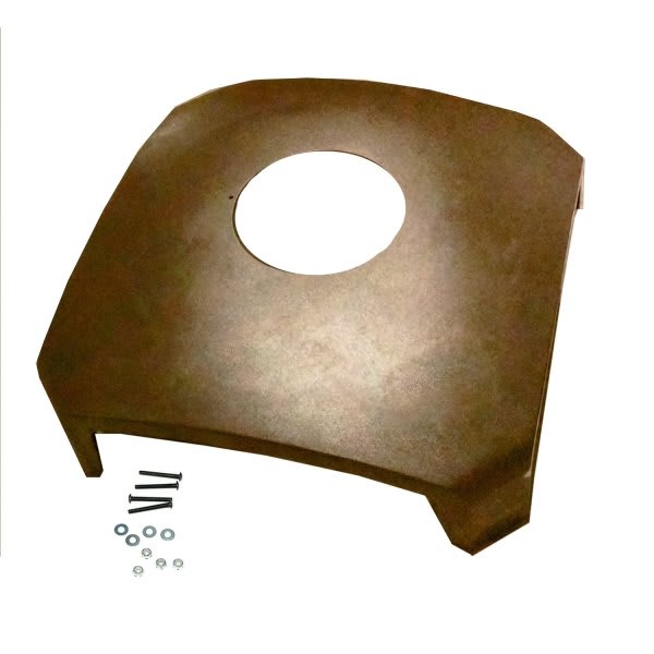 Rubbermaid Commercial Landmark Dome Top Lid W/ Hole And Hardware
