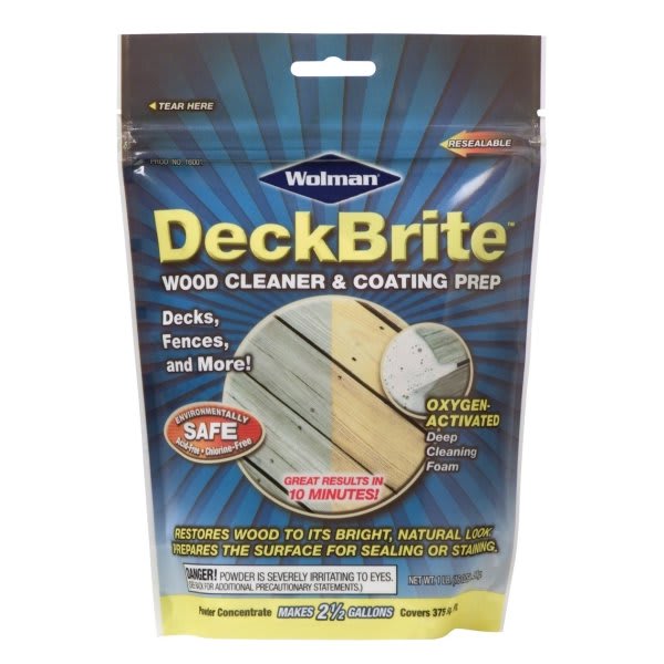 Rust-Oleum Wolman Deckbrite 1 Lb Wood Cleaner, Coating Prep, Case Of 6